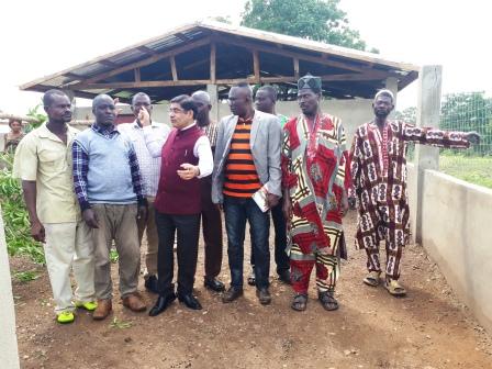 Visite de l’Ambassadeur de l’Inde au Togo et du chef projet « Economie Verte » autour et dans le parc Fazao-Malfakassa dans les localités de Kouvom,  Bouzalo , Malfakassa et Mèwèdè